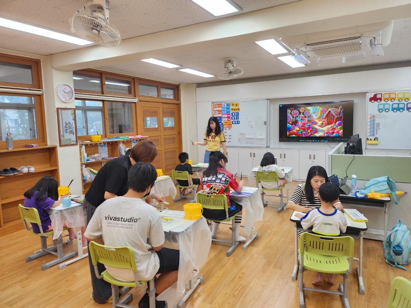 특수학급 포.포.그 2회차 미술체험교육(06.20)