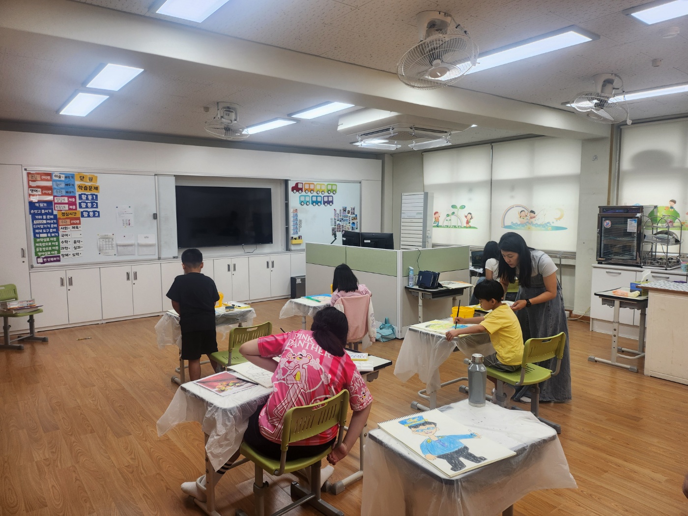 특수학급 포.포.그 3회차 미술체험교육(06.27)